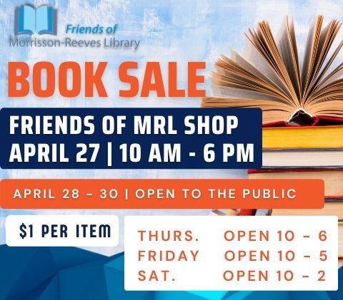 Library Book Sale - Open April 27 - 30, 2022